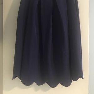 Mid-calf blue skirt